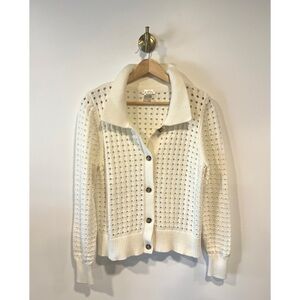 Venus Chunky Knit Collared Cardigan Sweater